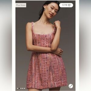 Maeve Pink Textured Dress